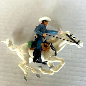 VTG Hallmark Keepsake Christmas Ornament The Lone Ranger on Horse Silver